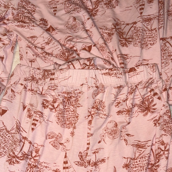 Old Navy Pink and Orange Pajama Set - Picture 4 of 4